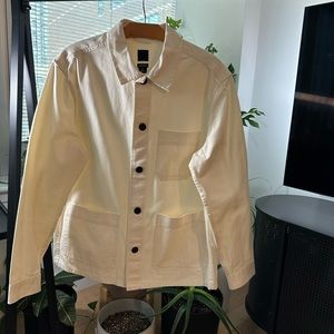 H&M Chore Jacket cream denim size L